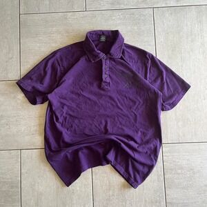 Purple Y2K style polo shirt with a unique design #polo